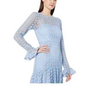 ml monique lhuillier claire lace dress